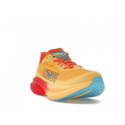 HOKA Mach 6 Poppy Squash - мужская сетка размеров