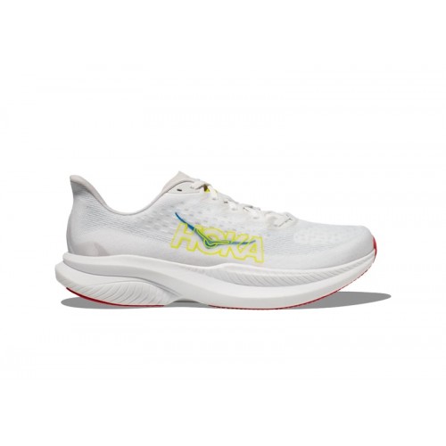 HOKA Mach 6 White Nimbus Cloud - мужская сетка размеров