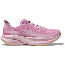 Женские кроссовки Hoka One One Mach 6 Pink Twighlight Lemonade (W)