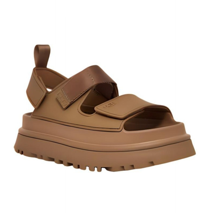 UGG GoldenGlow Sandal Bison Brown (W) - женская сетка размеров UGG GoldenGlow Sandal Bison Brown (W) - женская сетка размеров