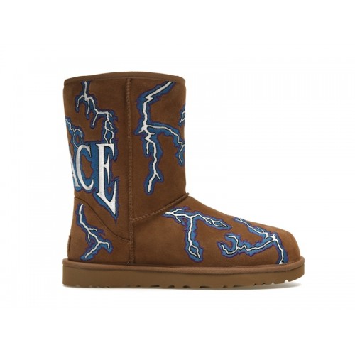 UGG Classic Short Boot Palace Lightning Chestnut - мужская сетка размеров