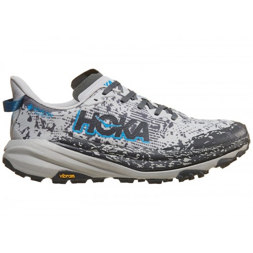 HOKA Speedgoat 6 GORE-TEX Stardust Outer Orbit - мужская сетка размеров