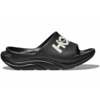 Hoka One One Ora Athletic Slide Black White