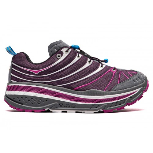 Кроссы Hoka One One Stinson EVO OG Aubergine Fuchsia - мужская сетка размеров