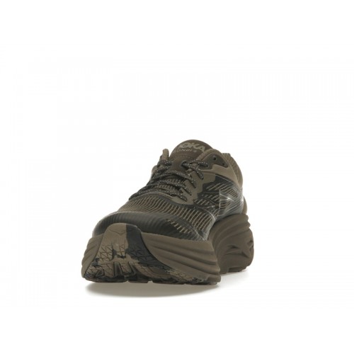 HOKA Bondi 8 Caged Stealth Tech Pack - мужская сетка размеров