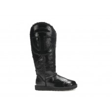 UGG x Telfar Logo Tall Crinkle Black