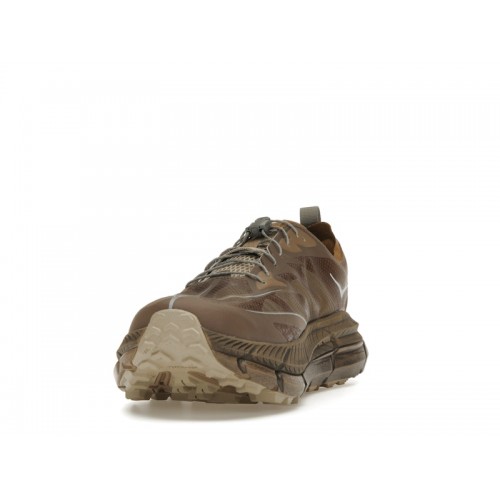 Satisfy x HOKA Mafate Speed 4 Lite Rubber - мужская сетка размеров