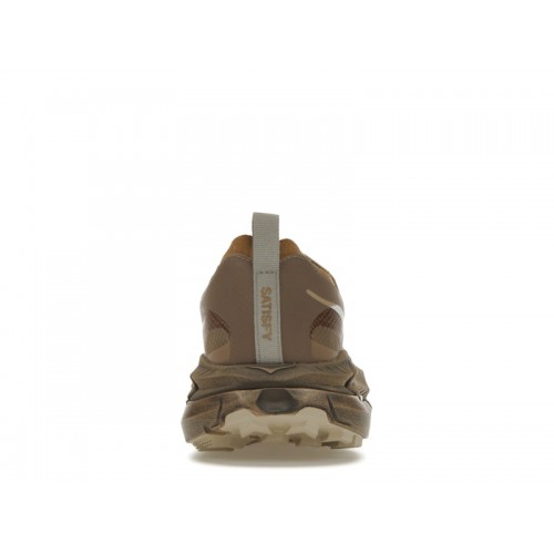 Satisfy x HOKA Mafate Speed 4 Lite Rubber - мужская сетка размеров