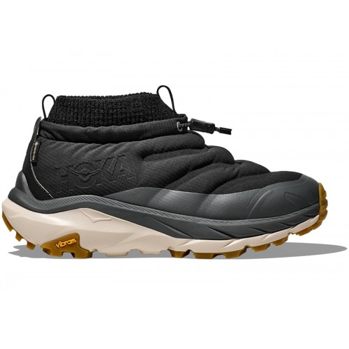 Кроссы Hoka One One Kaha 2 Frost Moc Gore-Tex Black Outer Orbit Gum - мужская сетка размеров