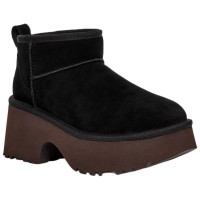 Женские UGG Classic Ultra Mini New Heights Boot Black (W)