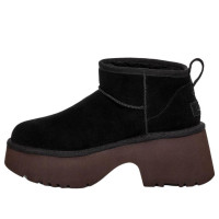 Женские UGG Classic Ultra Mini New Heights Boot Black (W)