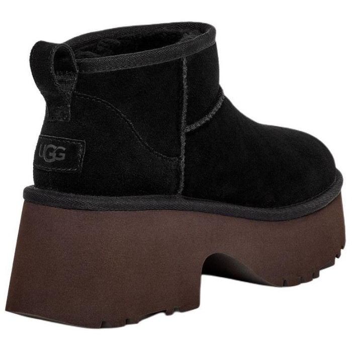 UGG Classic Ultra Mini New Heights Boot Black (W) - женская сетка размеров UGG Classic Ultra Mini New Heights Boot Black (W) - женская сетка размеров
