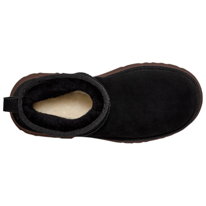 UGG Classic Ultra Mini New Heights Boot Black (W) - женская сетка размеров UGG Classic Ultra Mini New Heights Boot Black (W) - женская сетка размеров