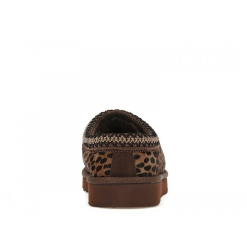 UGG Wmns Tasman Caspian Slipper Burnt Cedar Cheetah - женская сетка размеров