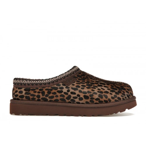UGG Wmns Tasman Caspian Slipper Burnt Cedar Cheetah - женская сетка размеров