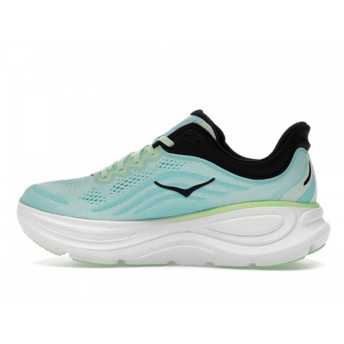 HOKA Bondi 9 Luna Moth Blue Spark - мужская сетка размеров