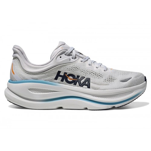 HOKA Bondi 9 Stardust Cosmic Grey - мужская сетка размеров