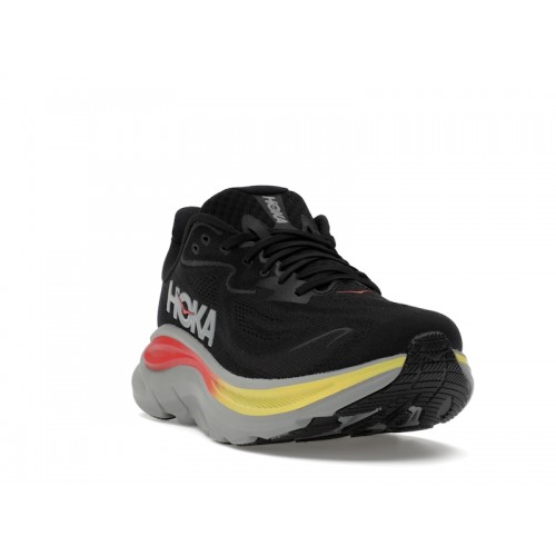 HOKA Clifton 10 Black Galactic Grey - мужская сетка размеров