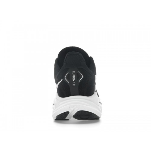 HOKA Clifton 10 Black White - мужская сетка размеров