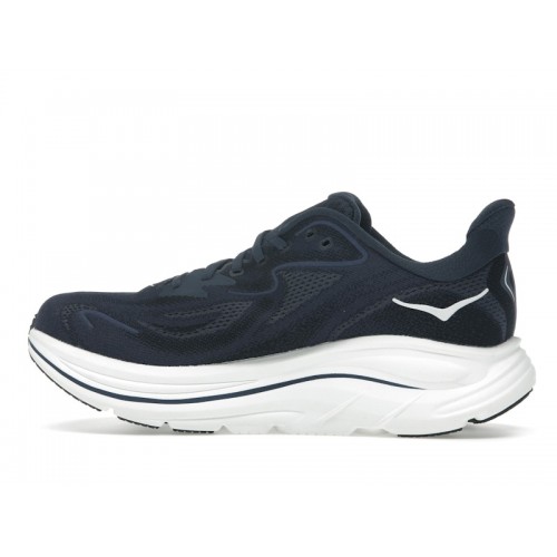 HOKA Clifton 10 Navy White - мужская сетка размеров