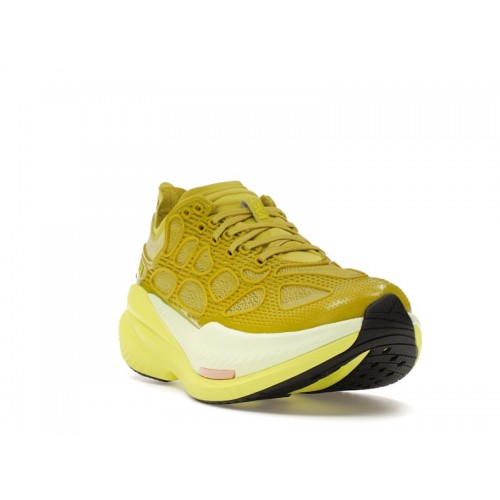 HOKA Mach X Caged Pea Green - мужская сетка размеров