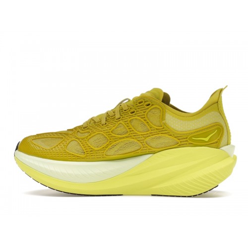 HOKA Mach X Caged Pea Green - мужская сетка размеров