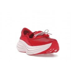 Hoka One One Bondi Mary Jane Cerise Rose Tea