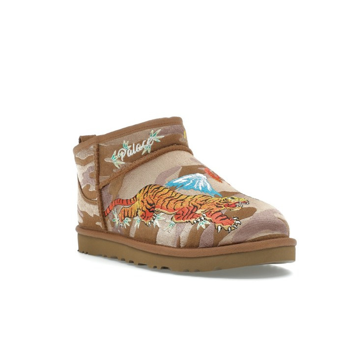Palace x UGG Classic Ultra Mini Boot Chestnut Camo - мужская сетка размеров Palace x UGG Classic Ultra Mini Boot Chestnut Camo - мужская сетка размеров