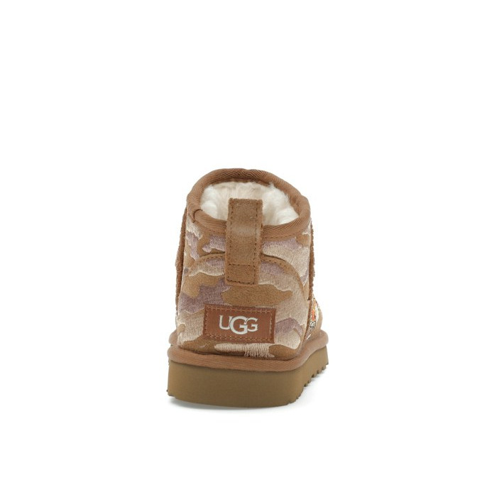Palace x UGG Classic Ultra Mini Boot Chestnut Camo - мужская сетка размеров Palace x UGG Classic Ultra Mini Boot Chestnut Camo - мужская сетка размеров