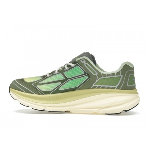 HOKA Supervsn x Clifton One9 Mantis Green - мужская сетка размеров