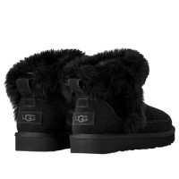 Женские UGG Classic Ultra Mini Chalet Boot Black (W)