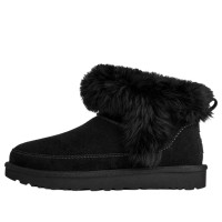 Женские UGG Classic Ultra Mini Chalet Boot Black (W)