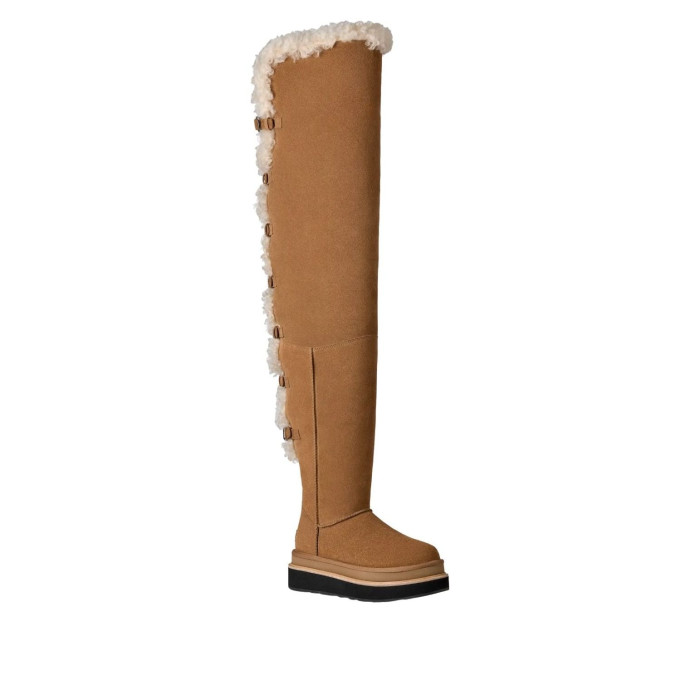 Sacai x UGG Wmns Thigh High Boot Chestnut - женская сетка размеров Sacai x UGG Wmns Thigh High Boot Chestnut - женская сетка размеров