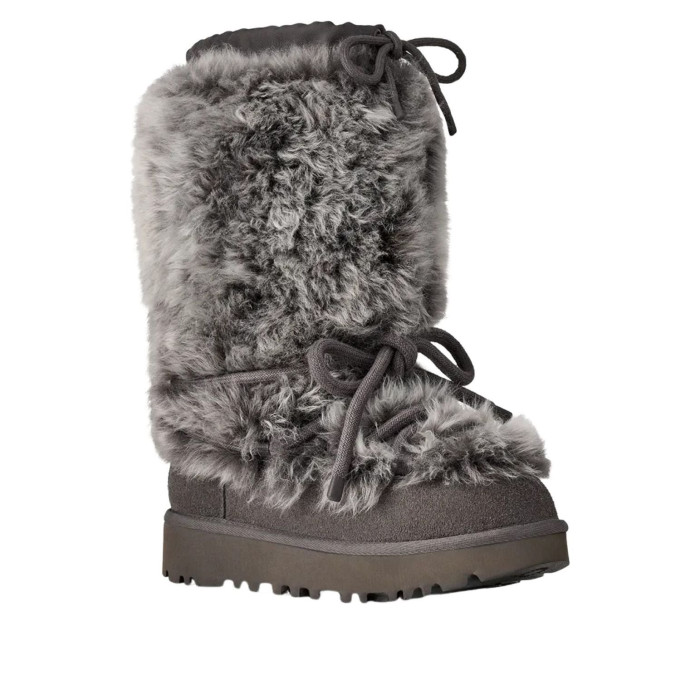 UGG Wmns Classic Tall Chalet Boot Charcoal - женская сетка размеров UGG Wmns Classic Tall Chalet Boot Charcoal - женская сетка размеров