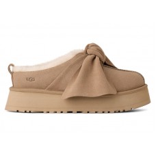 Женские UGG Platform Slip-On Bow Slipper Sand (W)