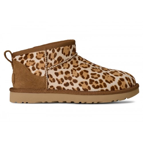 UGG Classic Ultra Mini Boot Felicity Leopard Jasmine (W) - женская сетка размеров