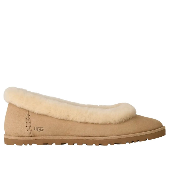UGG Wmns Zora Ballet Flat Sand - женская сетка размеров UGG Wmns Zora Ballet Flat Sand - женская сетка размеров