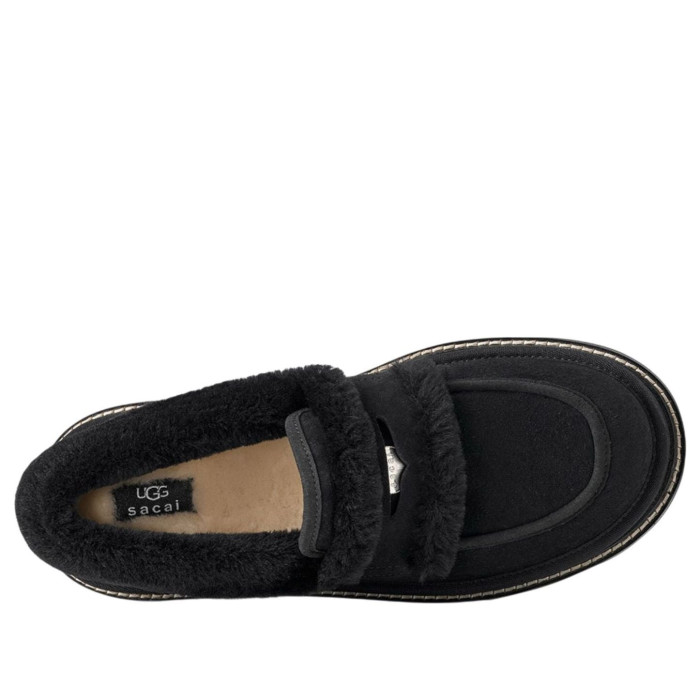 Sacai x UGG Loafer Black - мужская сетка размеров Sacai x UGG Loafer Black - мужская сетка размеров