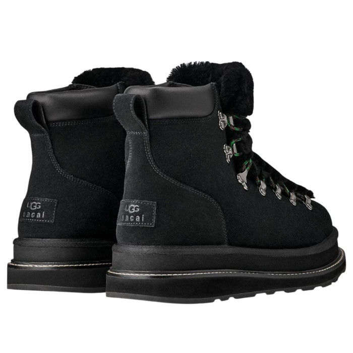 Sacai x UGG Hiker Boot Black - мужская сетка размеров Sacai x UGG Hiker Boot Black - мужская сетка размеров