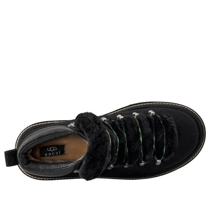 Sacai x UGG Hiker Boot Black - мужская сетка размеров Sacai x UGG Hiker Boot Black - мужская сетка размеров
