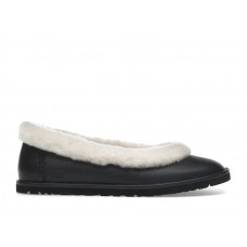 Женские UGG Zora Leather Ballet Flat Black (W)