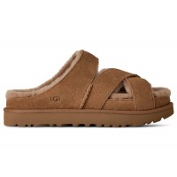 Женские UGG Greenport Cross Strap Slide Chestnut (W)