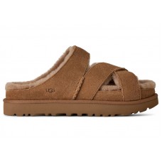 Женские UGG Greenport Cross Strap Slide Chestnut (W)
