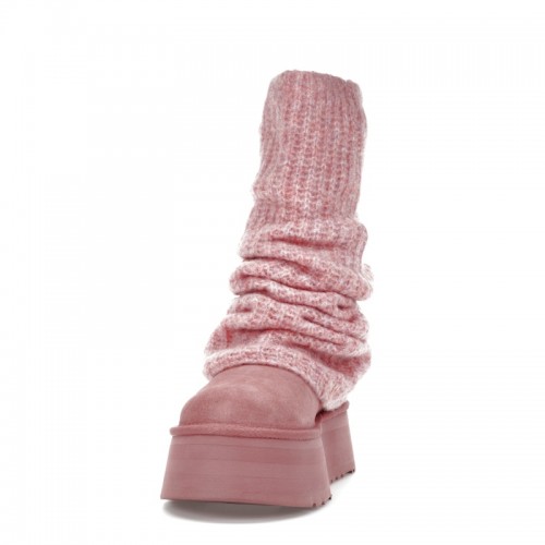 UGG Wmns Classic Mini Dipper Legwarmer Pink Dawn - женская сетка размеров