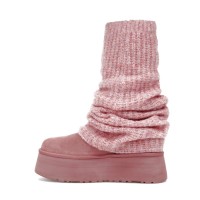 Женские UGG Classic Mini Dipper Legwarmer Boot Pink Dawn (W)