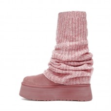 Женские UGG Classic Mini Dipper Legwarmer Boot Pink Dawn (W)