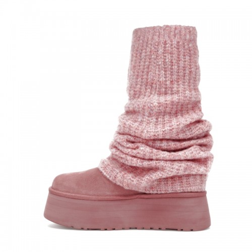 UGG Wmns Classic Mini Dipper Legwarmer Pink Dawn - женская сетка размеров