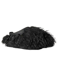Женские UGG Tazz Fluff Momma Slipper Black (W)