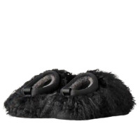 Женские UGG Tazz Fluff Momma Slipper Black (W)