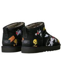 UGG Classic Ultra Mini Boot Palace x Looney Tunes Black